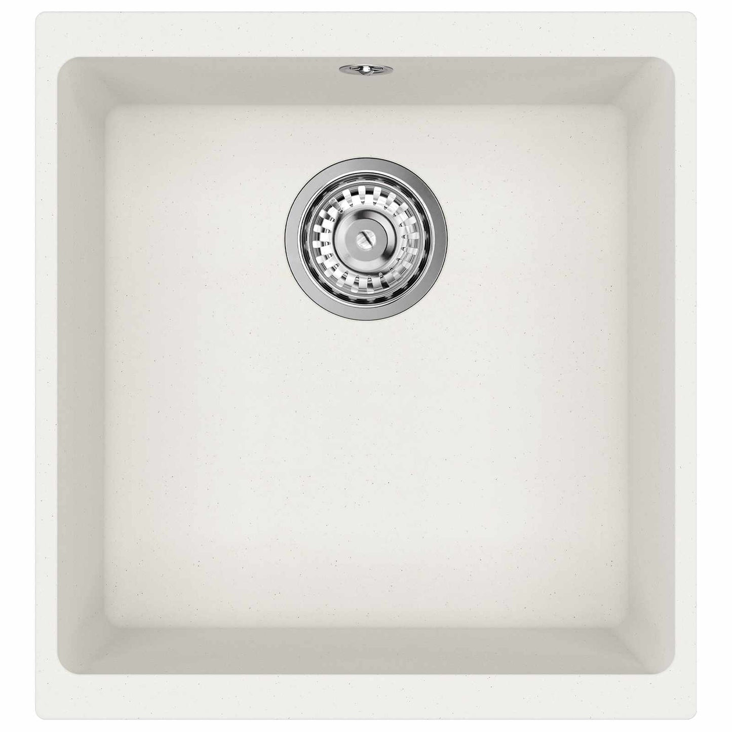 vidaXL Σιντρινο Λευκό 430 x 460 mm 80% Χαλαζίας και 20% Ρητίνη