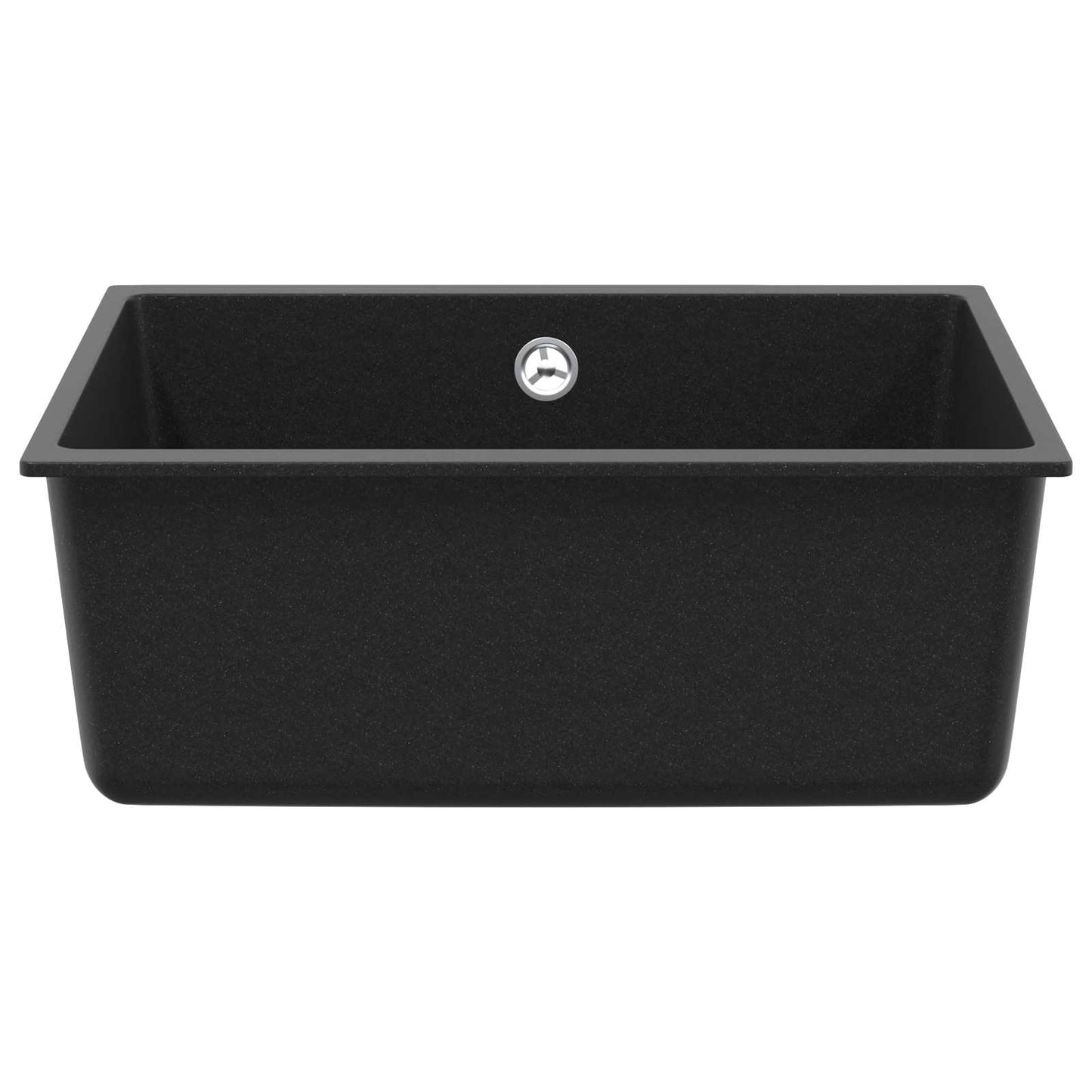 vidaXL Σιντρινο Μαύρο 530 x 460 mm 80% Χαλαζίας και 20% Ρητίνη