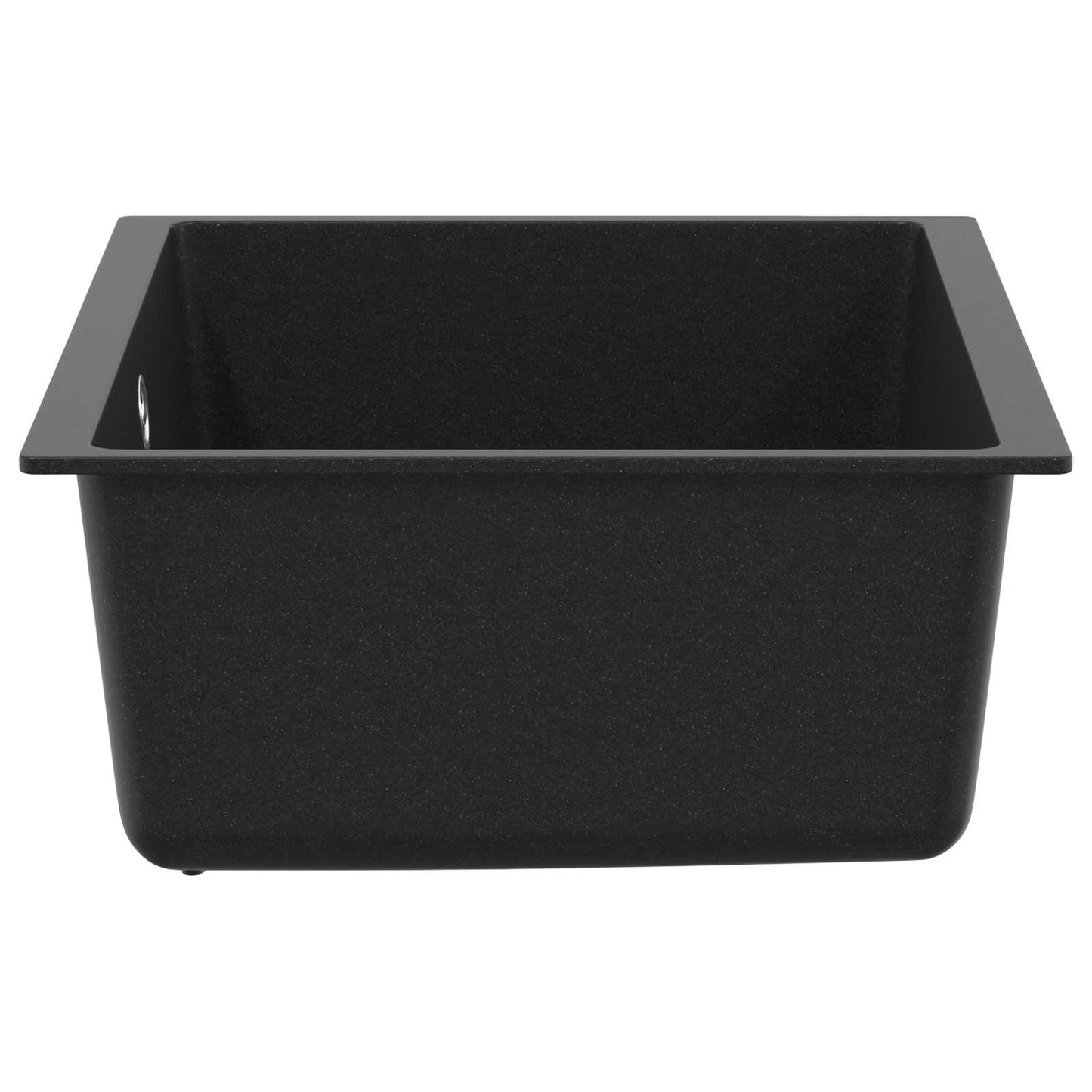 vidaXL Σιντρινο Μαύρο 530 x 460 mm 80% Χαλαζίας και 20% Ρητίνη