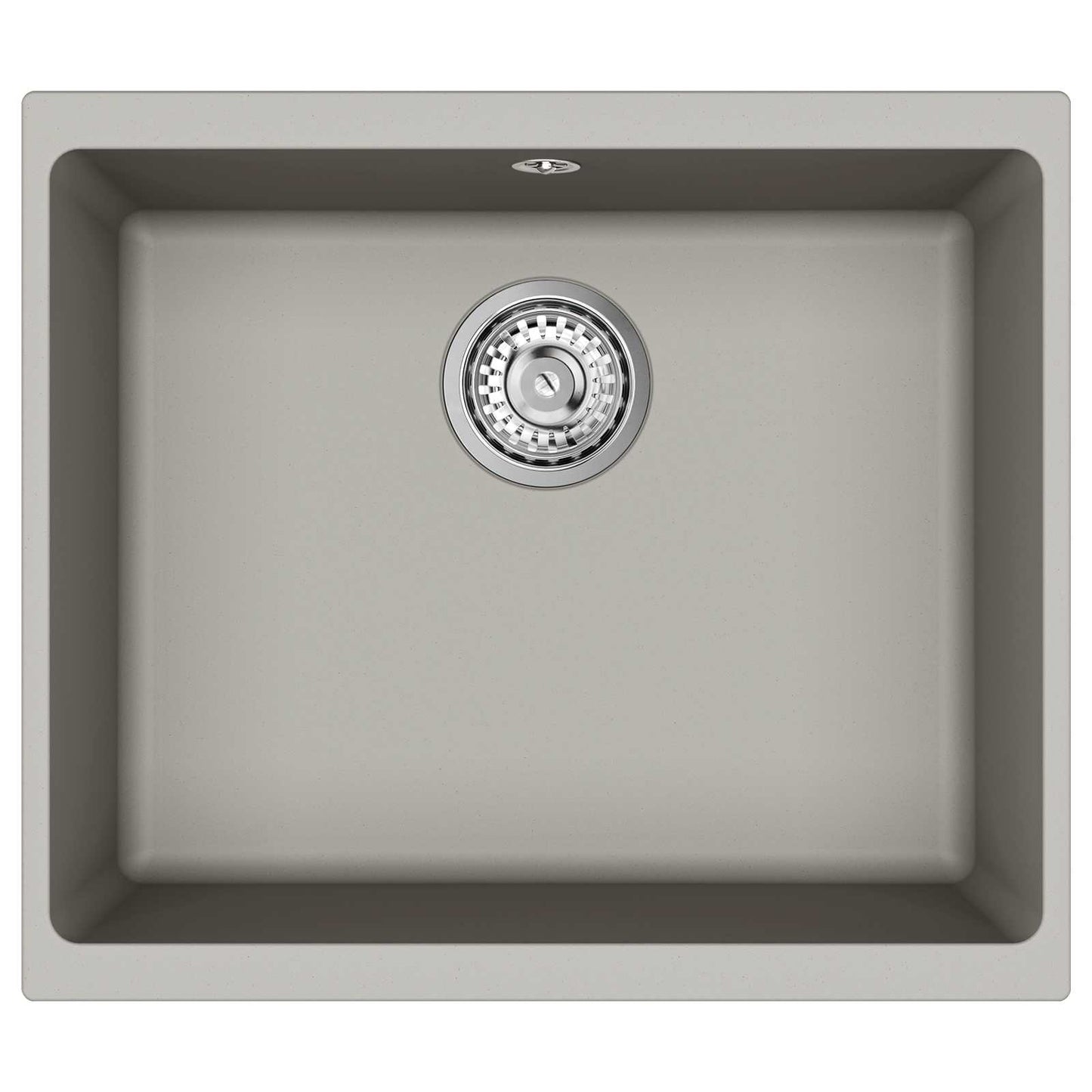 vidaXL Σιντρινο Γκρι 530 x 460 mm 80% Χαλαζίας και 20% Ρητίνη