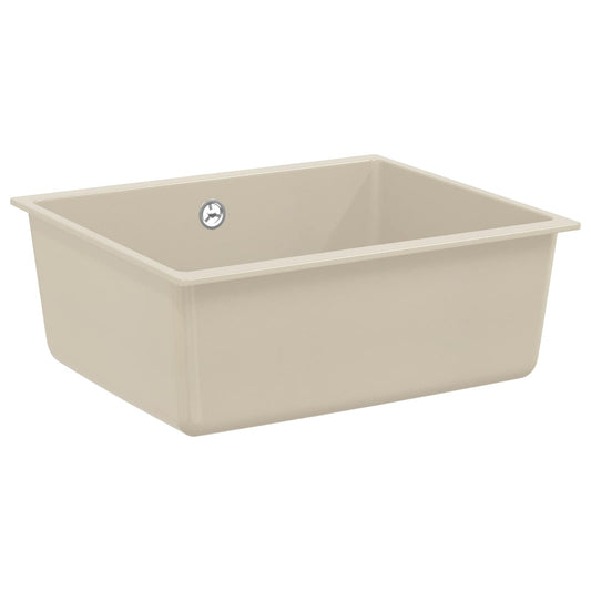 vidaXL Σιντρινο Μπεζ 530 x 460 mm 80% Χαλαζίας και 20% Ρητίνη
