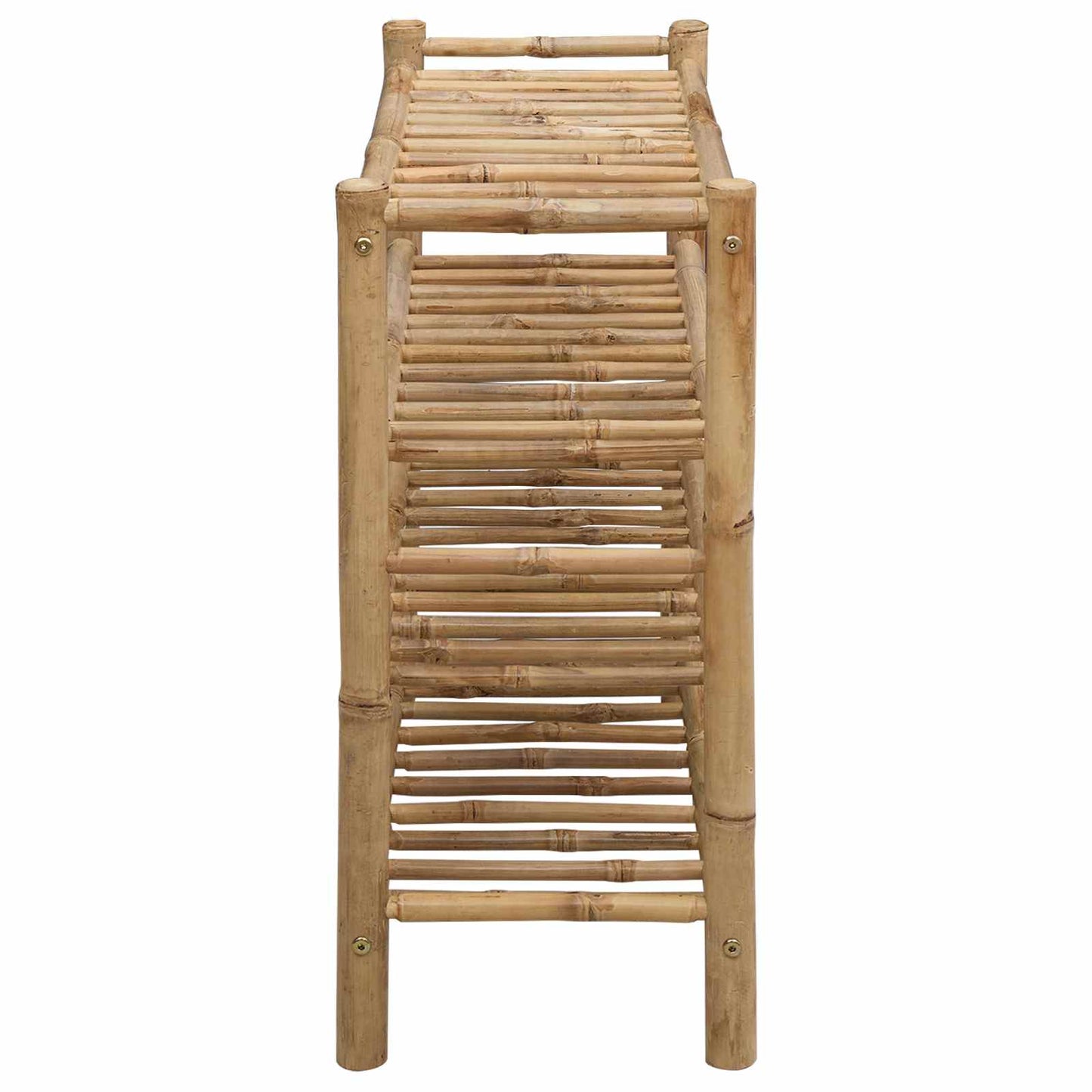 vidaXL Ράφι Παπουτσιών με ράφι Φυσικό 68 x 28 x 63 εκ Μπαμπού