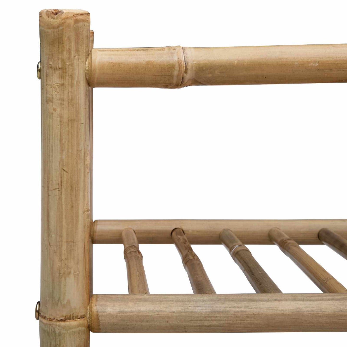 vidaXL Ράφι Παπουτσιών με ράφι Φυσικό 68 x 28 x 96 εκ Μπαμπού
