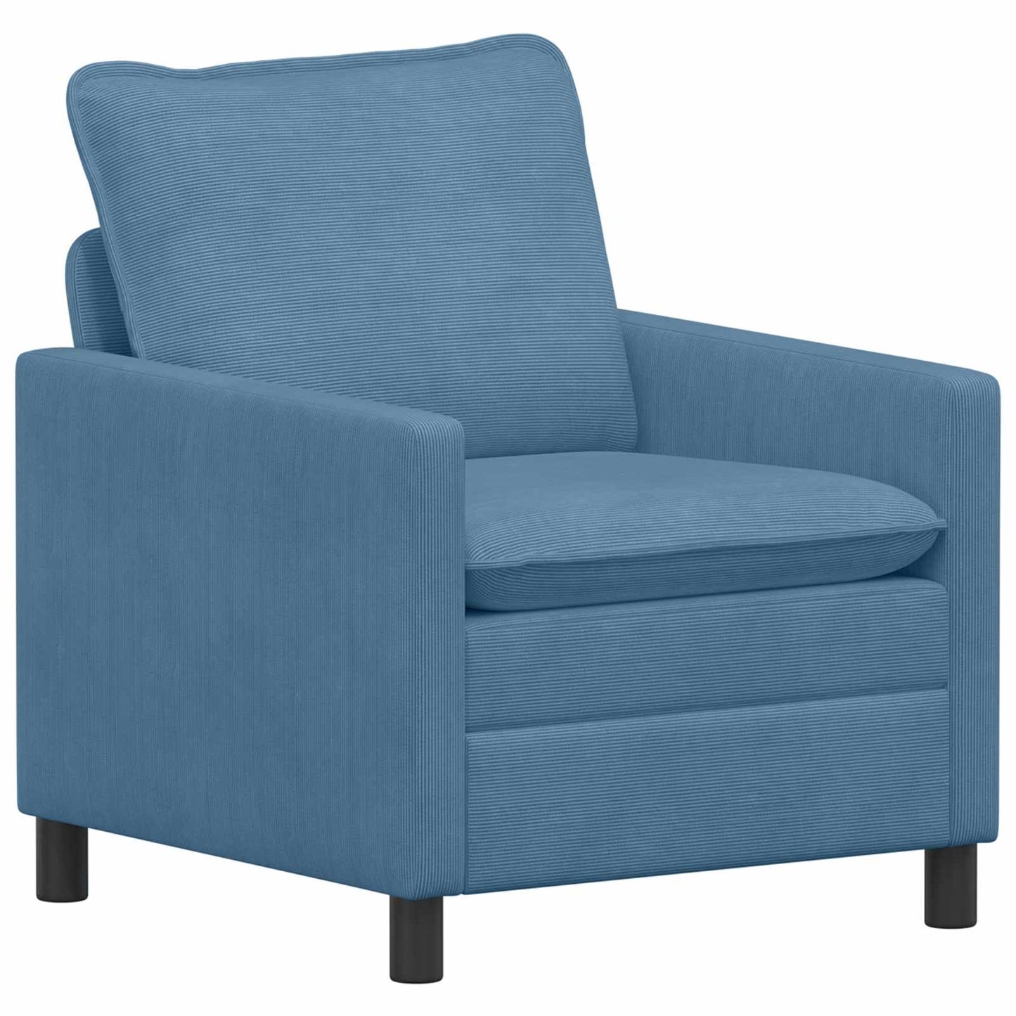 vidaXL Σετ Καναπέ 2 pcs Μπλε Ύφασμα