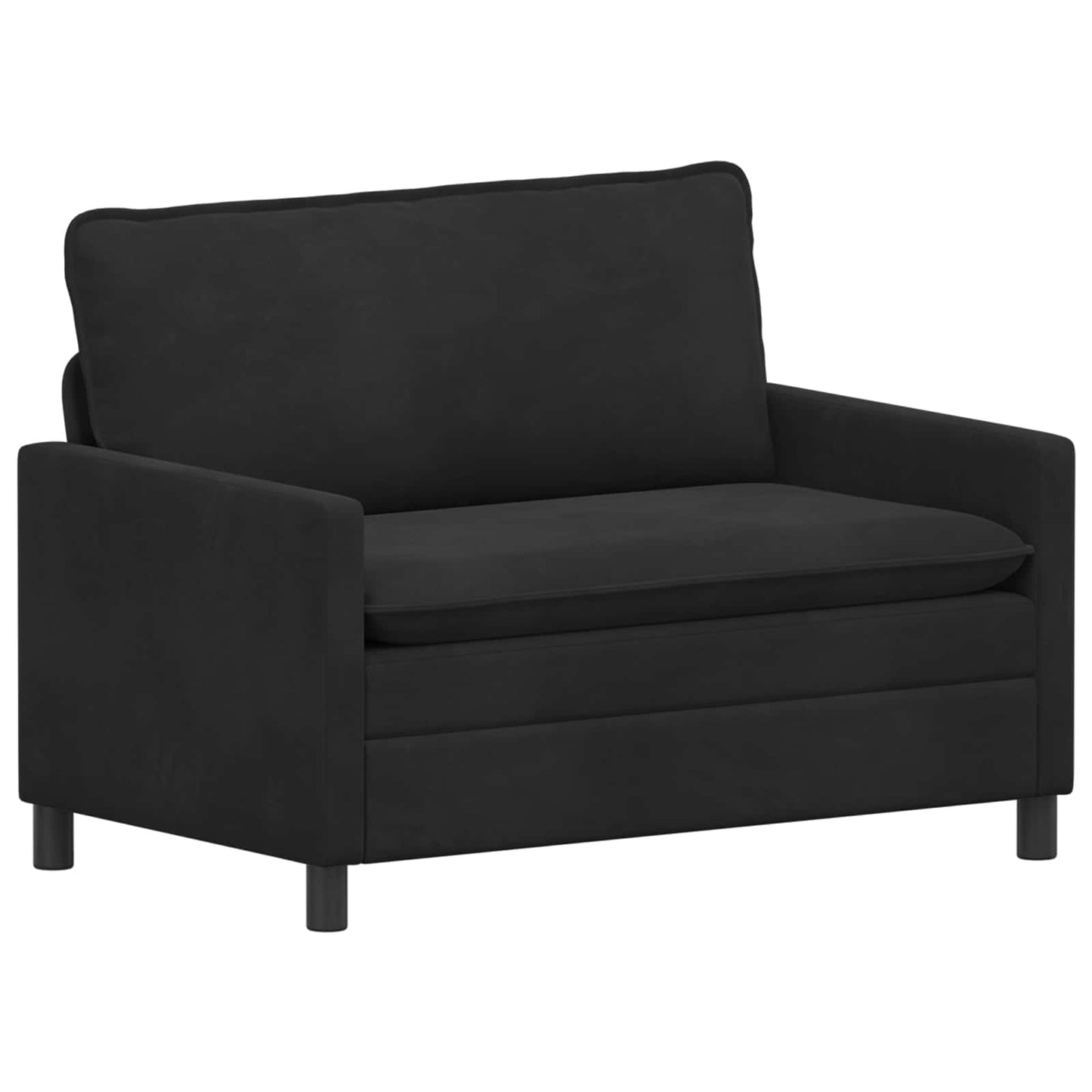 vidaXL Σετ Καναπέ 2 pcs Μαύρο Βελούδο