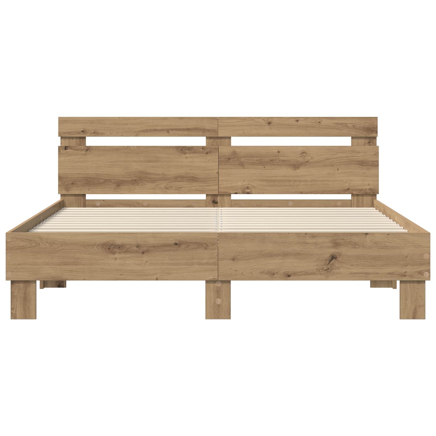 vidaXL Σκελετός Κρεβατιού Artisan Oak 120 x 200 cm Επεξεργασμένο ξύλο