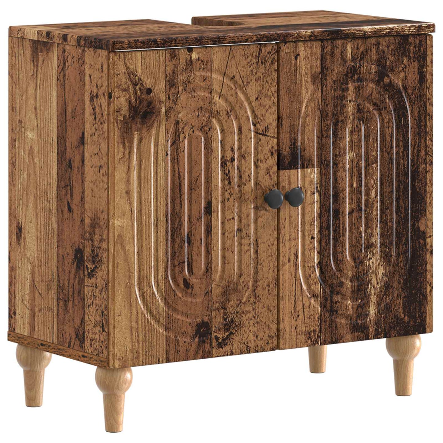 vidaXL Σετ ντουλαπιών μπάνιου 3 τεμαχίων ALKMAAR Επεξεργασμένο Ξύλο