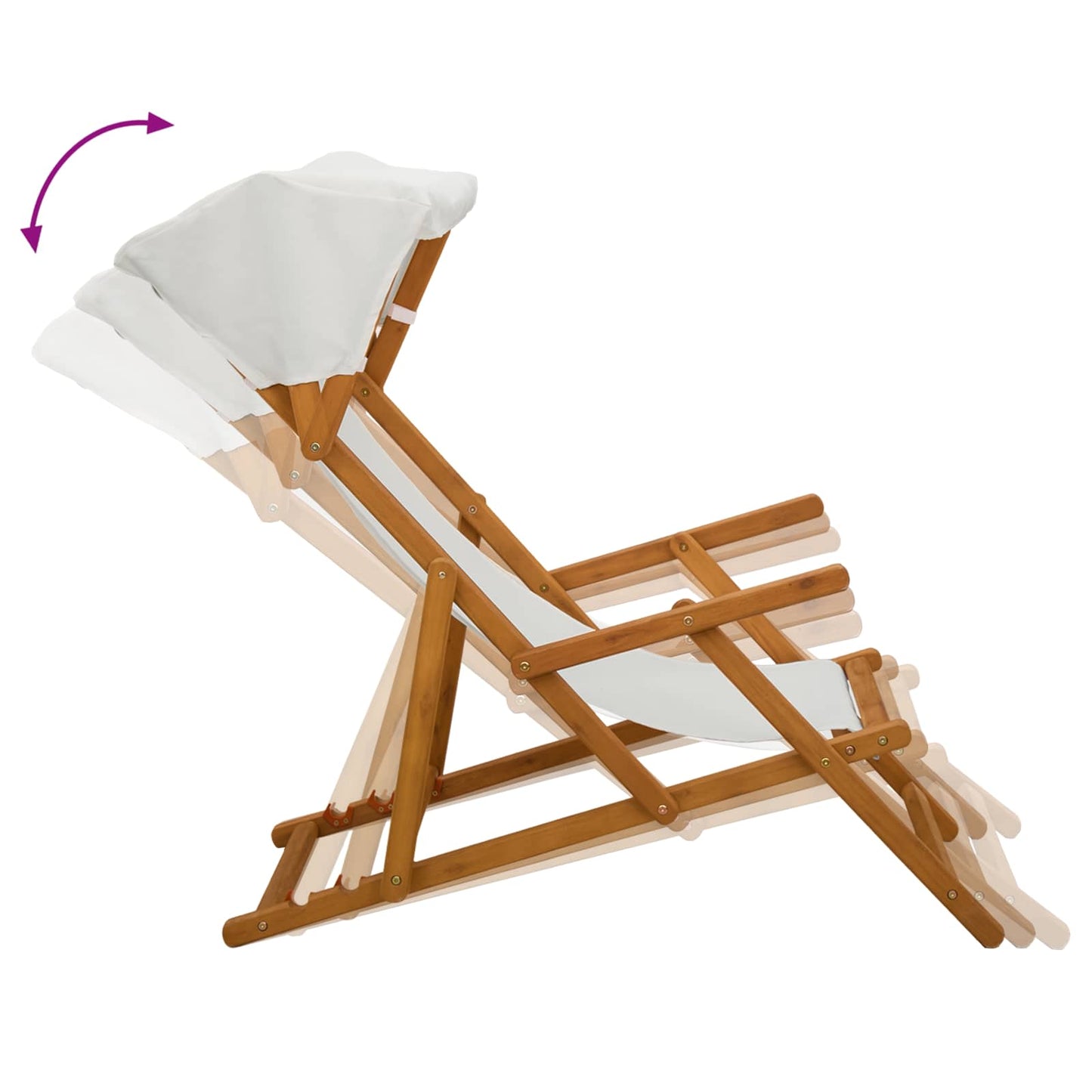 vidaXL Καρέκλα Ακτίνας 4 pcs 3 θέση Στερεό Ξύλο Ευκαλύπτου Κρεμ