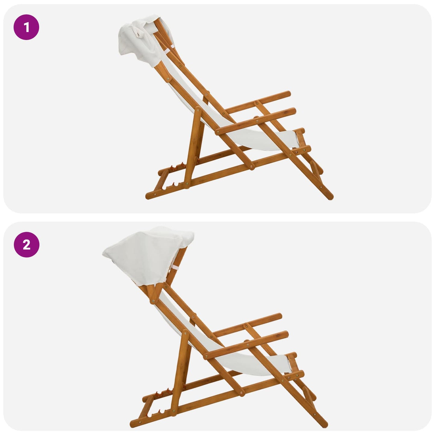 vidaXL Καρέκλα Ακτίνας 4 pcs 3 θέση Στερεό Ξύλο Ευκαλύπτου Κρεμ