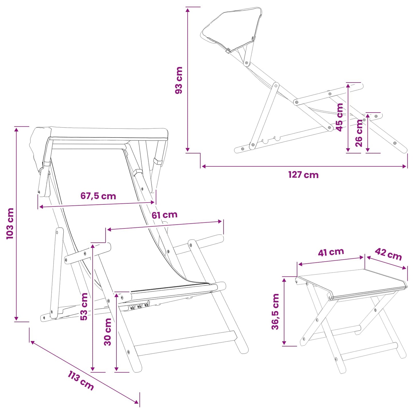 vidaXL Καρέκλα Ακτίνας 4 pcs 3 θέση Στερεό Ξύλο Ευκαλύπτου Μαύρο