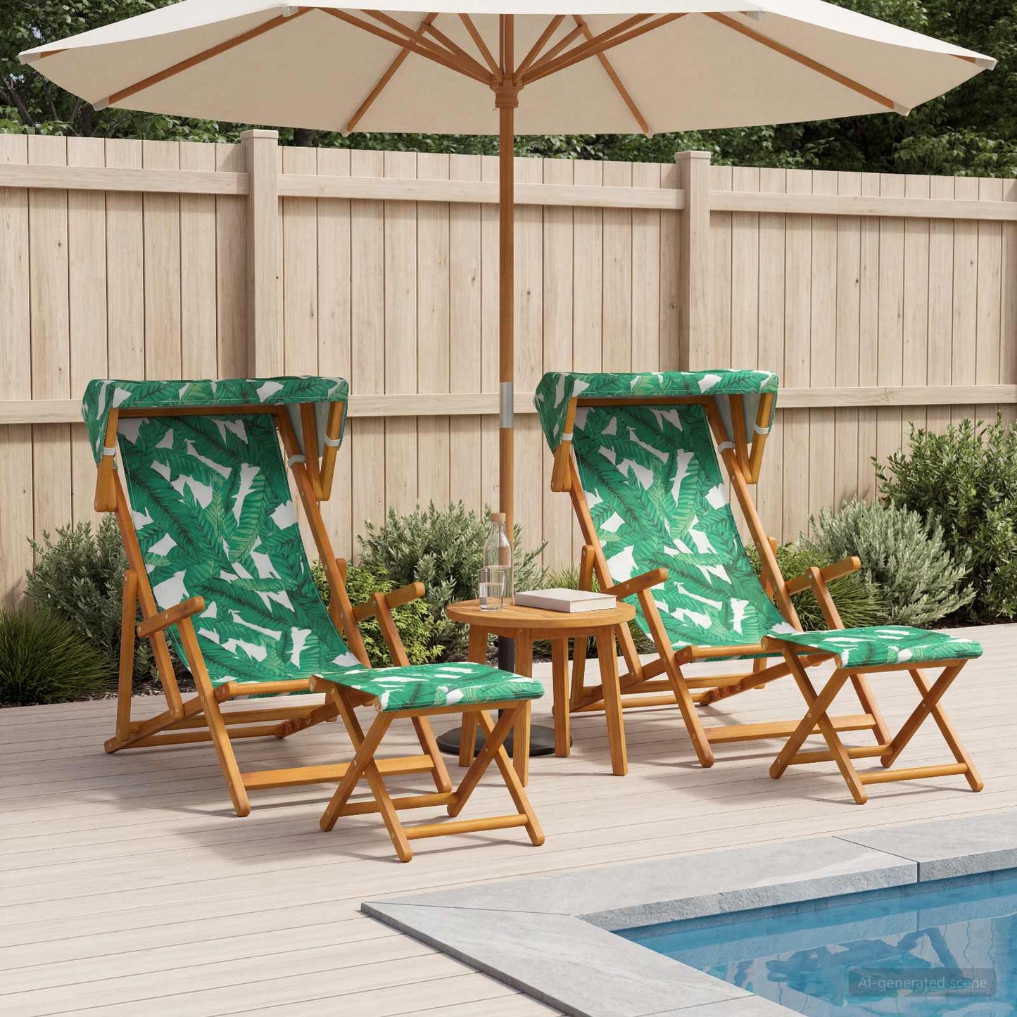 vidaXL Καρέκλα Ακτίνας 4 pcs 3 θέση Στερεό Ξύλο Ευκαλύπτου