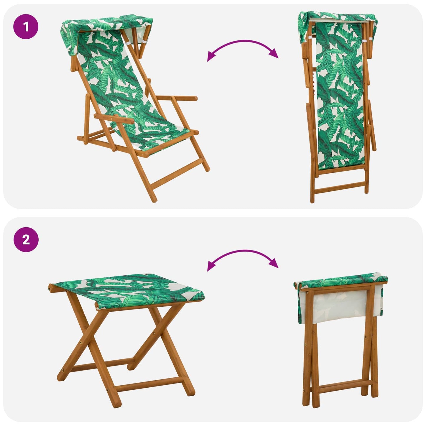 vidaXL Καρέκλα Ακτίνας 4 pcs 3 θέση Στερεό Ξύλο Ευκαλύπτου