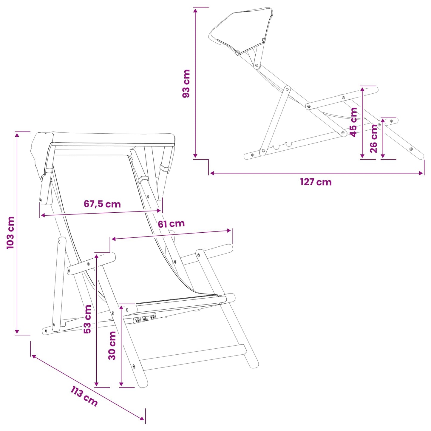vidaXL Καρέκλα Ακτίνας 2 pcs 3 θέση Στερεό Ξύλο Ευκαλύπτου Κόκκινο