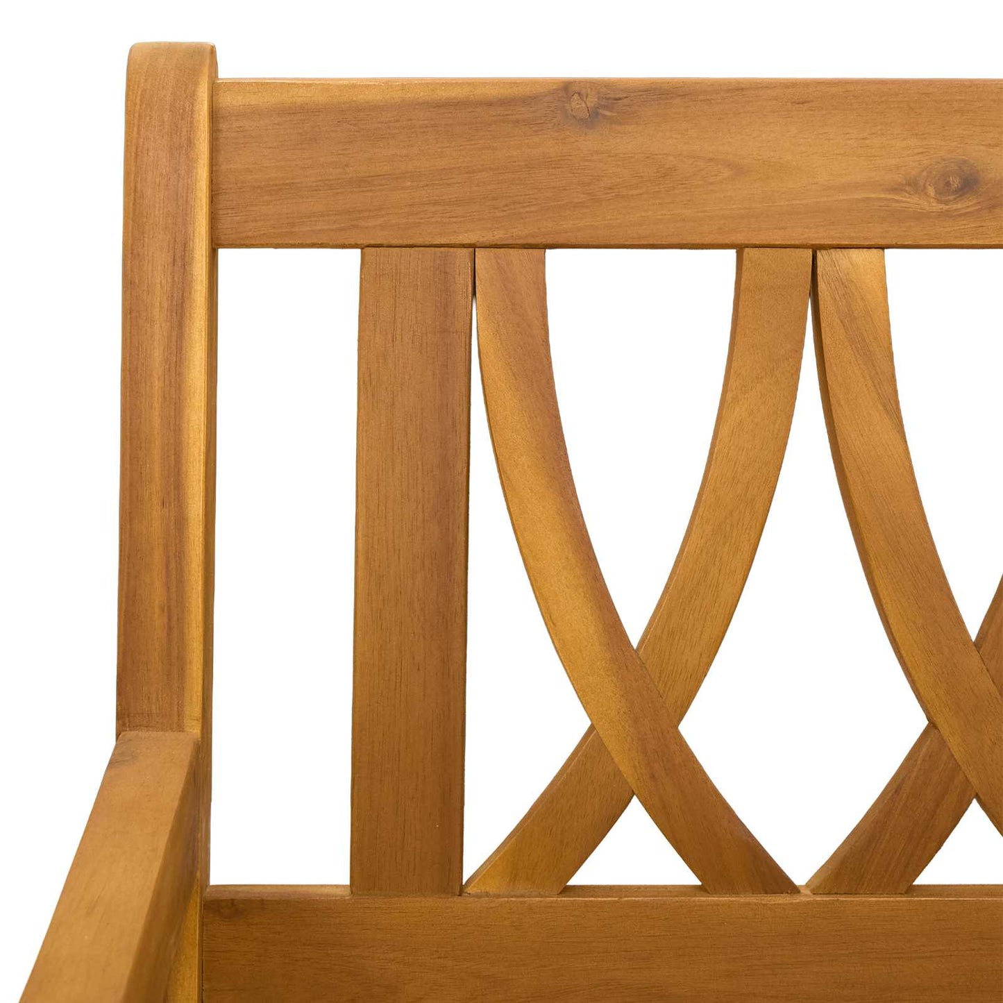 vidaXL Εξωτερικός πάγκος Φυσικό 110 x 55,5 x 90 cm Στερεό Ξύλο Ακακίας