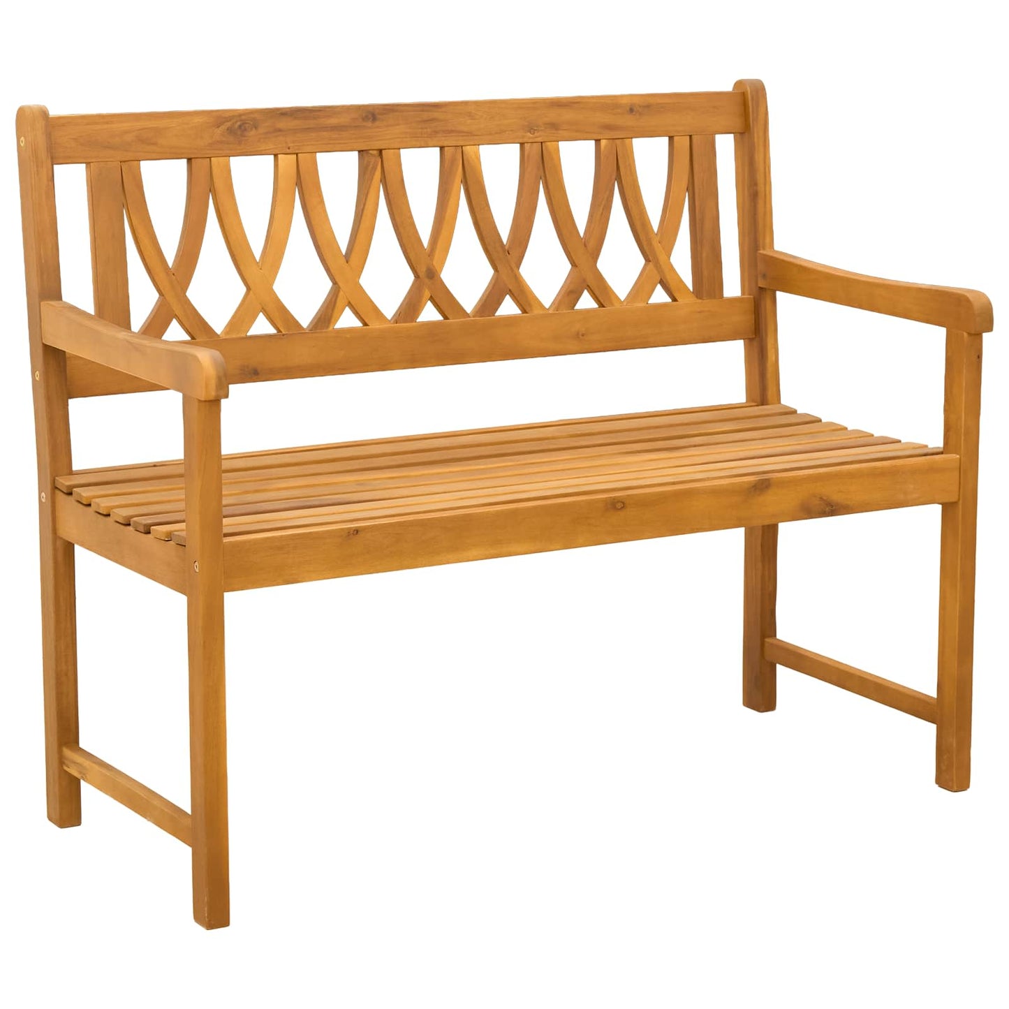 vidaXL Εξωτερικός πάγκος Φυσικό 110 x 55,5 x 90 cm Στερεό Ξύλο Ακακίας