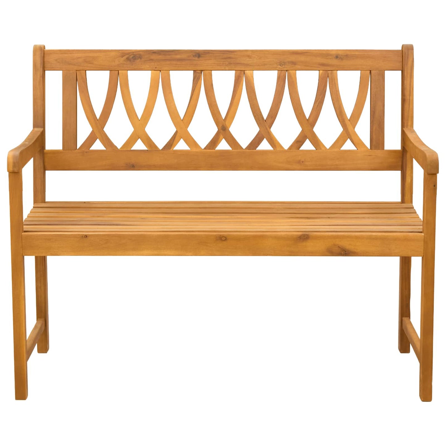 vidaXL Εξωτερικός πάγκος Φυσικό 110 x 55,5 x 90 cm Στερεό Ξύλο Ακακίας