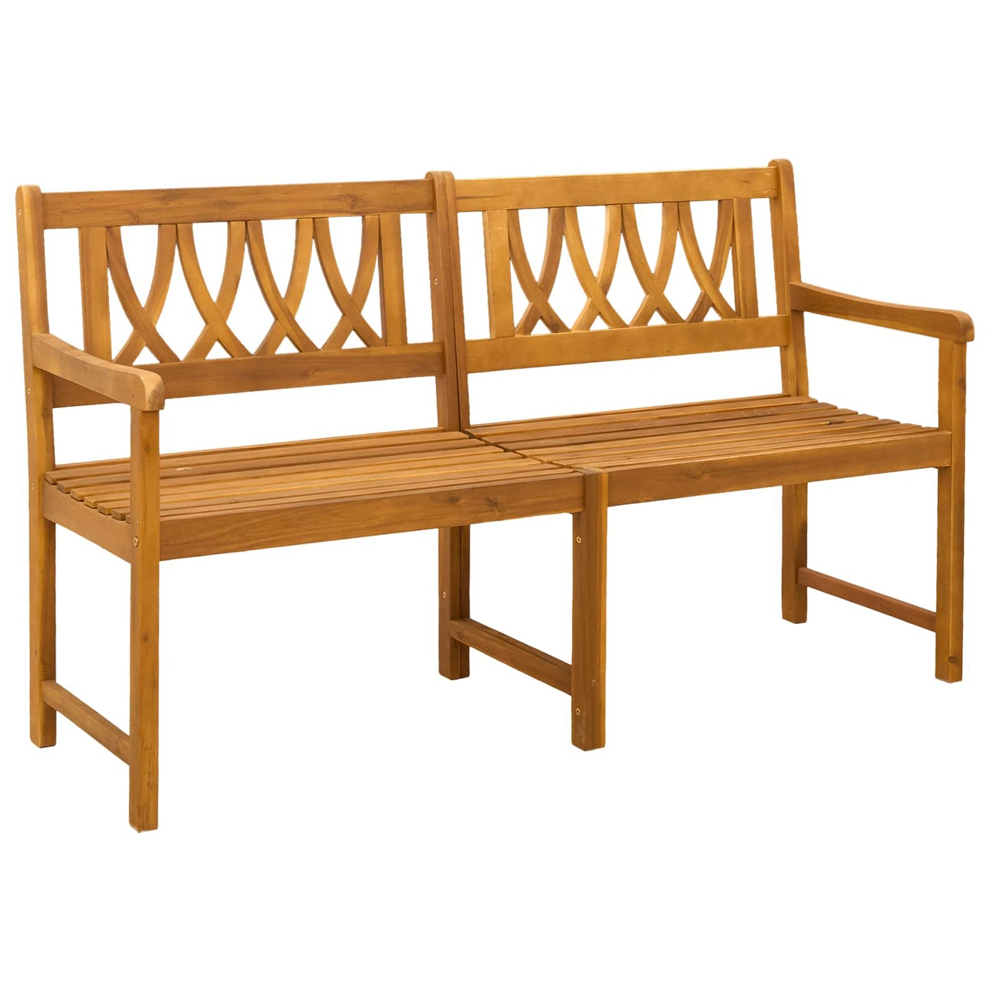 vidaXL Εξωτερικός πάγκος Φυσικό 150 x 55,5 x 90 cm Στερεό Ξύλο Ακακίας