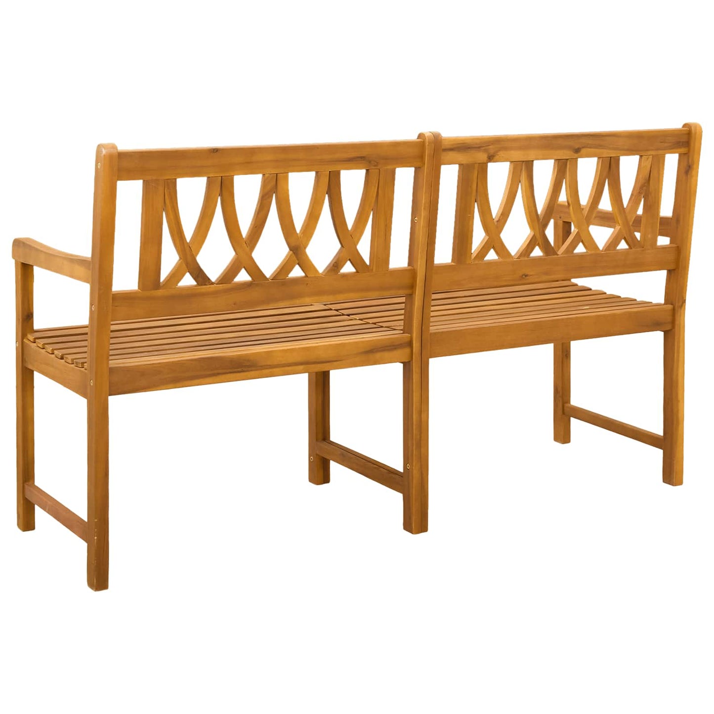 vidaXL Εξωτερικός πάγκος Φυσικό 150 x 55,5 x 90 cm Στερεό Ξύλο Ακακίας