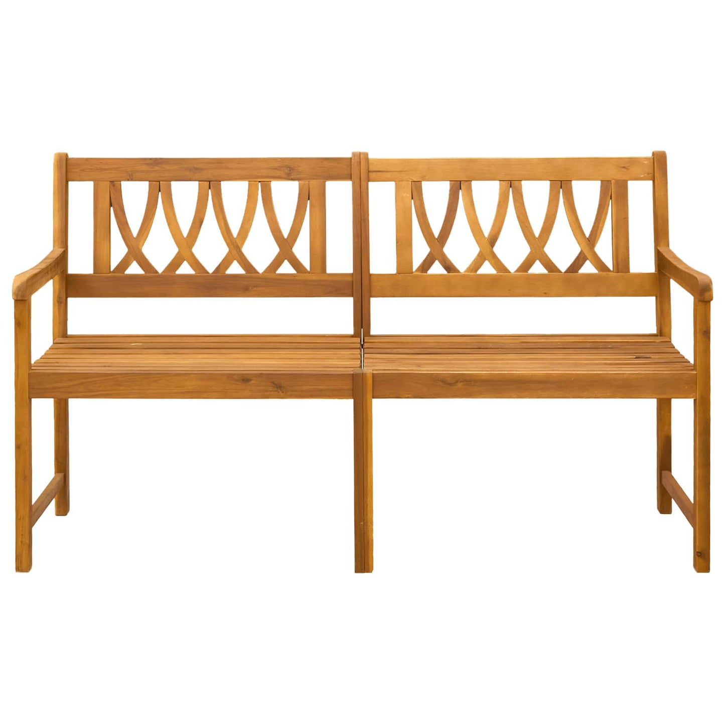 vidaXL Εξωτερικός πάγκος Φυσικό 150 x 55,5 x 90 cm Στερεό Ξύλο Ακακίας