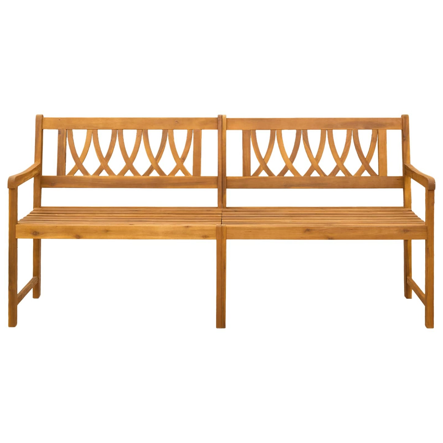 vidaXL Εξωτερικός πάγκος Φυσικό 180 x 55,5 x 90 cm Στερεό Ξύλο Ακακίας