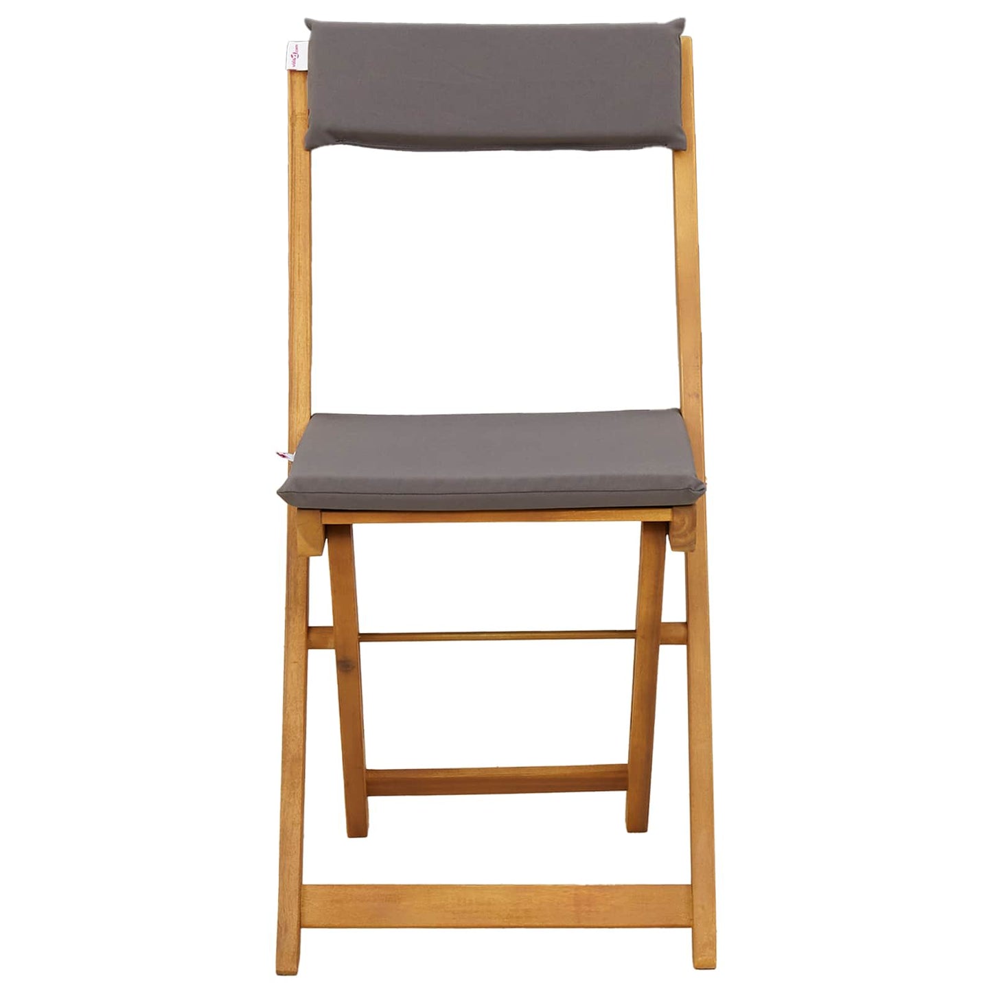 vidaXL Καρέκλες εξωτερικής βεράντας 2 pcs Σκούρο Γκρι 40 x 53 x 80 εκ