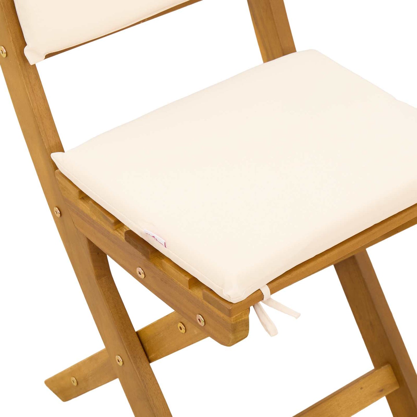 vidaXL Καρέκλες εξωτερικής βεράντας 4 pcs Λευκό κρεμ