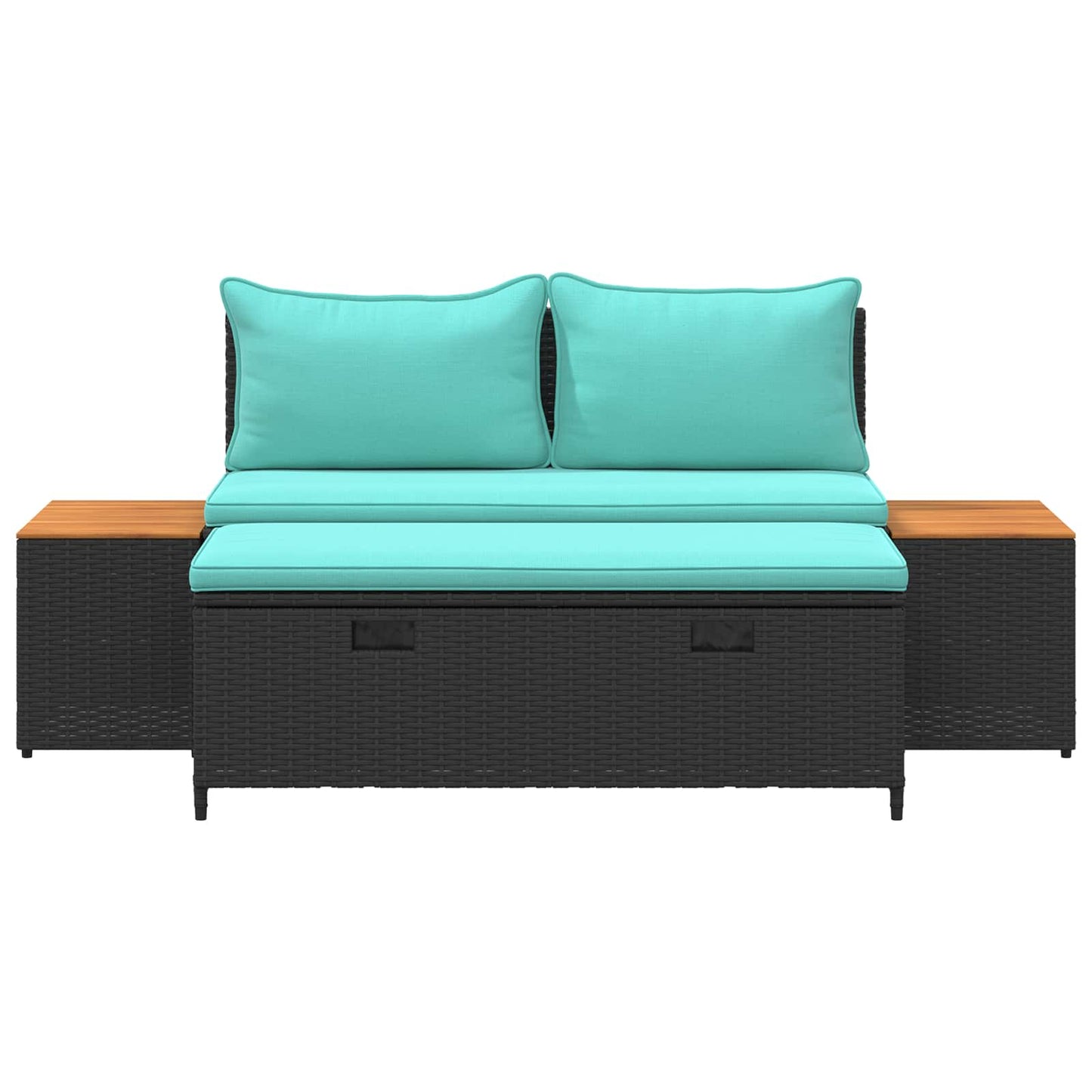 vidaXL Σειρά Καναπέ Εξωτερικού 4 -Seater 4 pcs 55 x 30 x 39 εκ