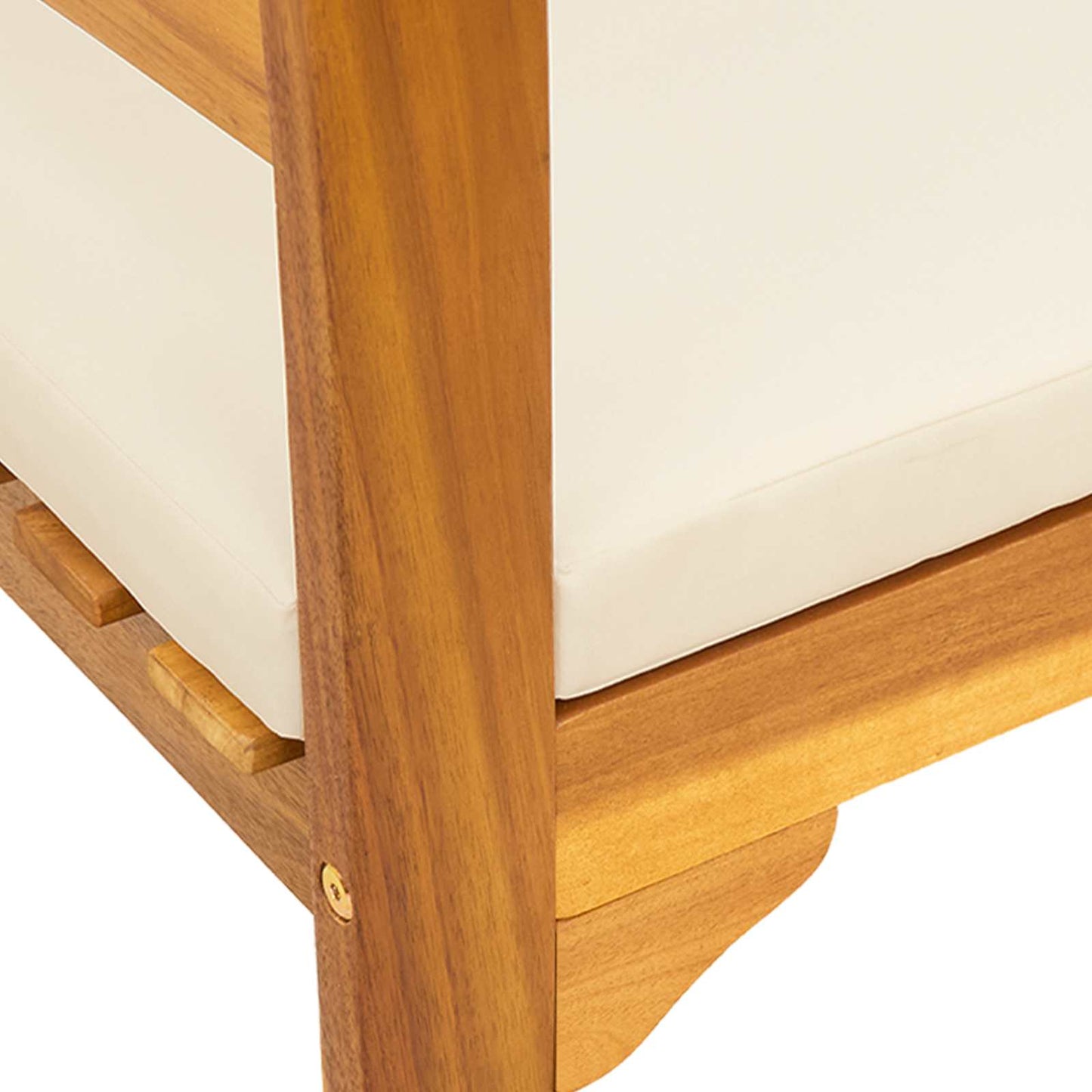 vidaXL παγκάκι Φυσικό λάδι φινιρίσματος 68,5 x 46 x 82,5 εκ