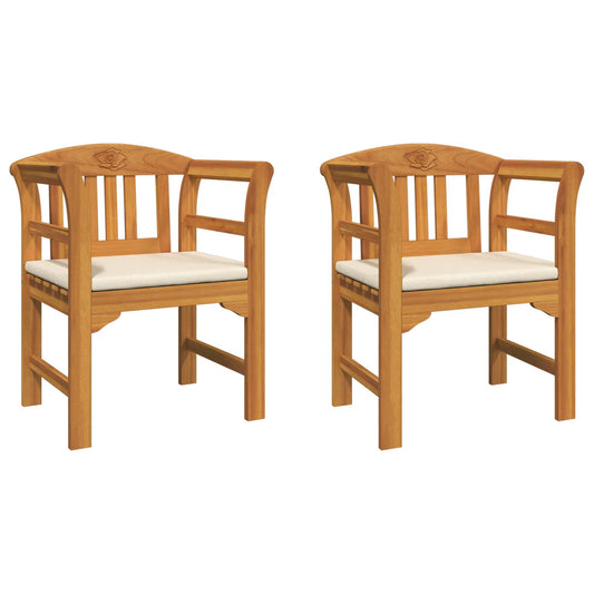 vidaXL παγκάκι Φυσικό λάδι φινιρίσματος 68,5 x 46 x 82,5 εκ