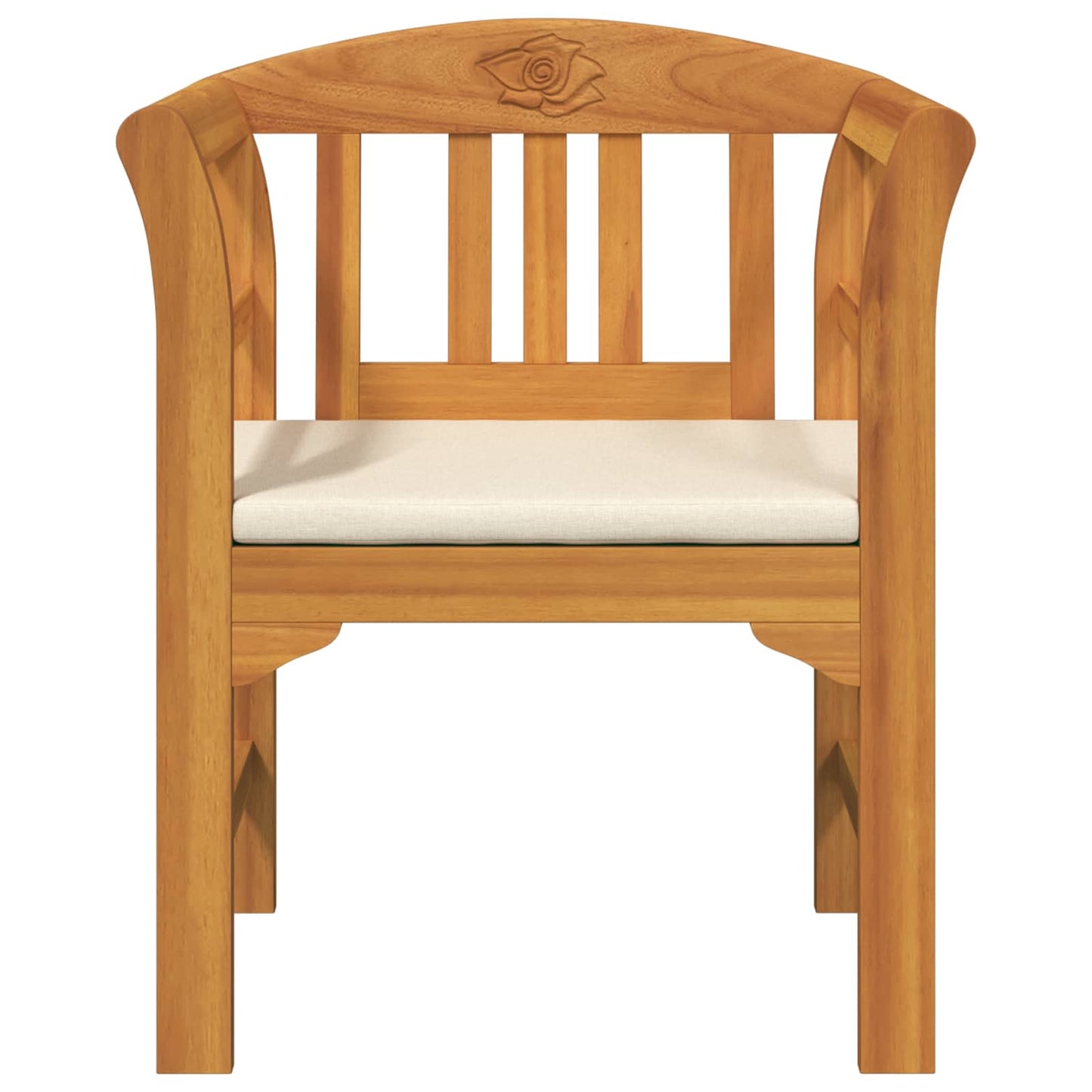 vidaXL παγκάκι Φυσικό λάδι φινιρίσματος 68,5 x 46 x 82,5 εκ