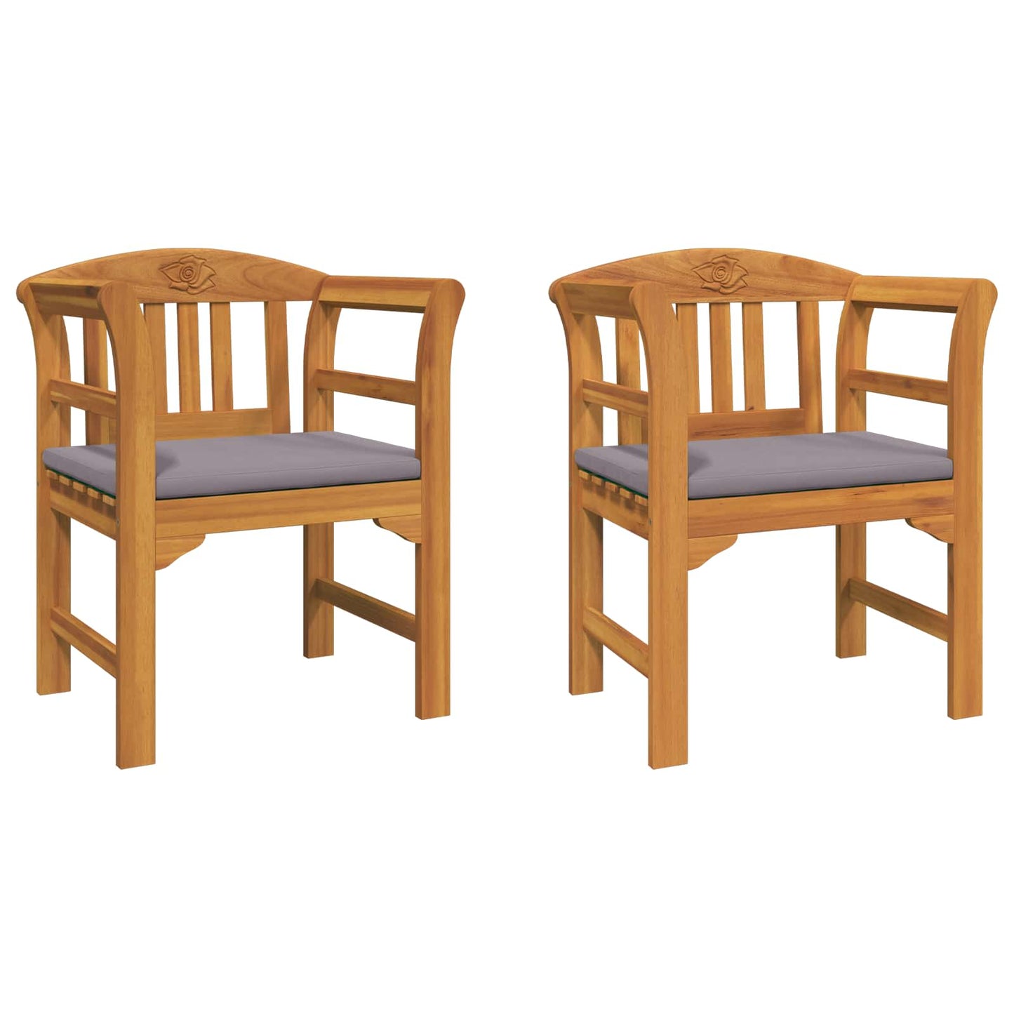 vidaXL παγκάκι Φυσικό λάδι φινιρίσματος 68,5 x 46 x 82,5 εκ