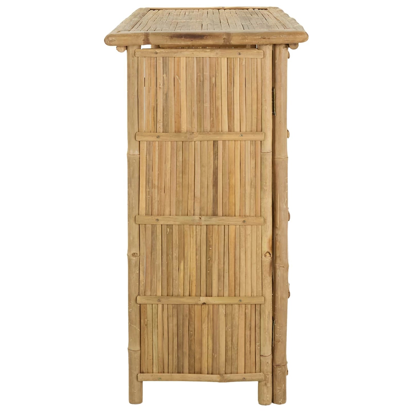 vidaXL Εξωτερικό τραπέζι μπαρ Φυσικό 115 x 55 x 105 εκ. Μπαμπού