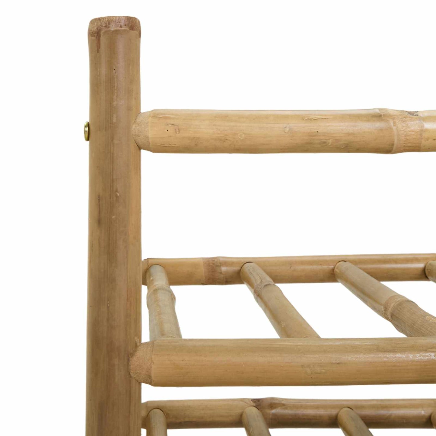 vidaXL Ράφι Κρασιού Φυσικό 32,5 x 29,5 x 36 εκ. Μπαμπού