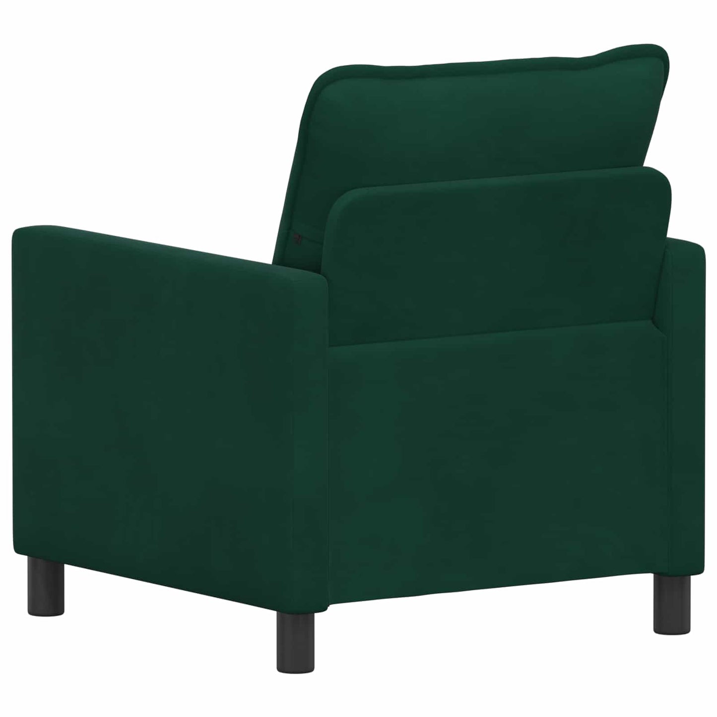 vidaXL Καναπές Σκούρο Πράσινο 76 x 81 x 87,5 εκ Βελούδο