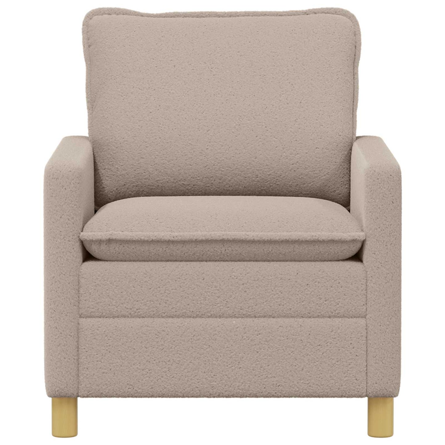 vidaXL Καναπές Ανοιχτό γκρι 76 x 81 x 87,5 εκ Ύφασμα