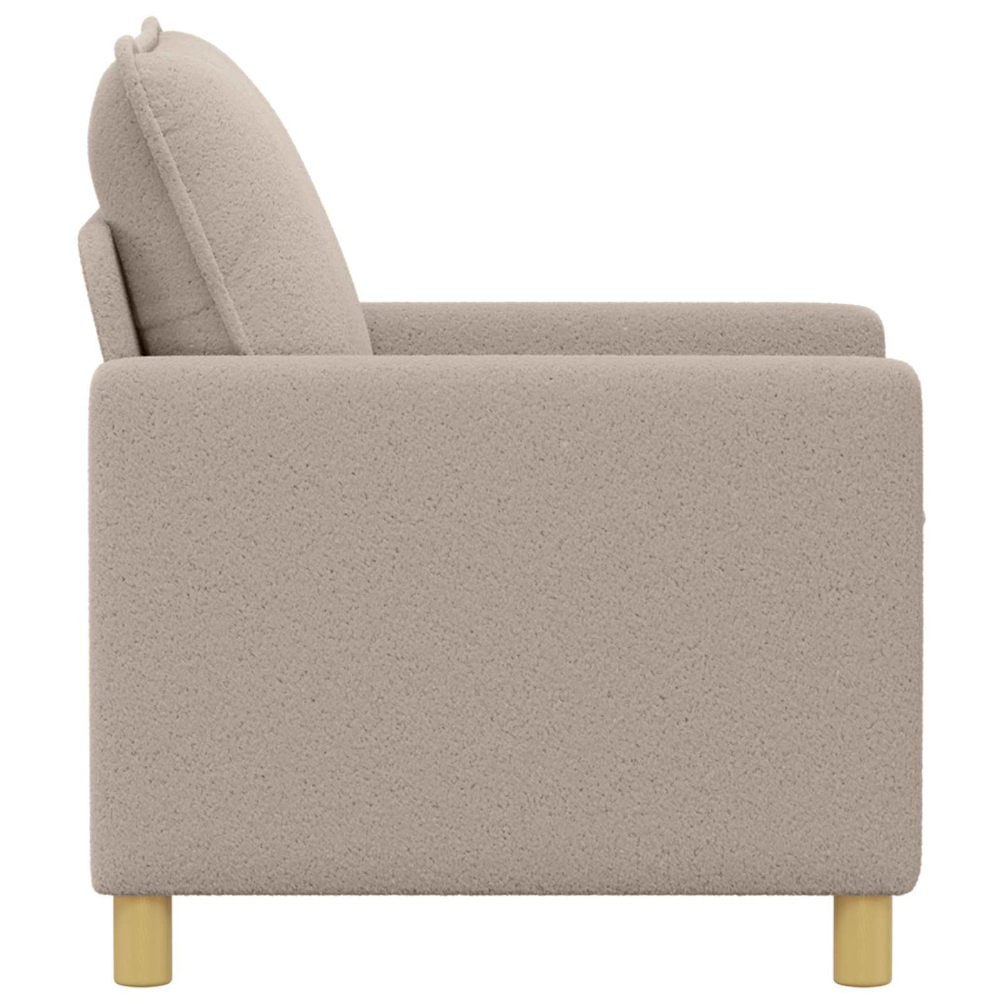 vidaXL Καναπές Ανοιχτό γκρι 76 x 81 x 87,5 εκ Ύφασμα