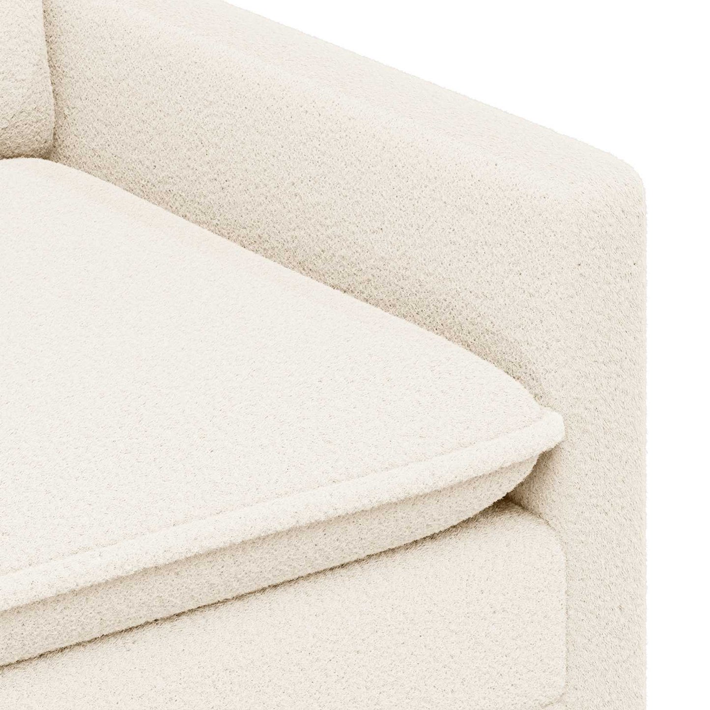 vidaXL Καναπές Κρεμ 76 x 81 x 87,5 εκ Ύφασμα