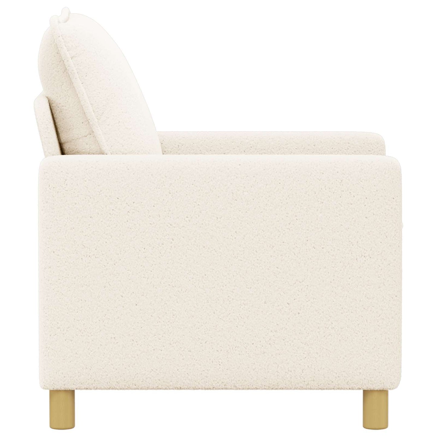 vidaXL Καναπές Κρεμ 76 x 81 x 87,5 εκ Ύφασμα