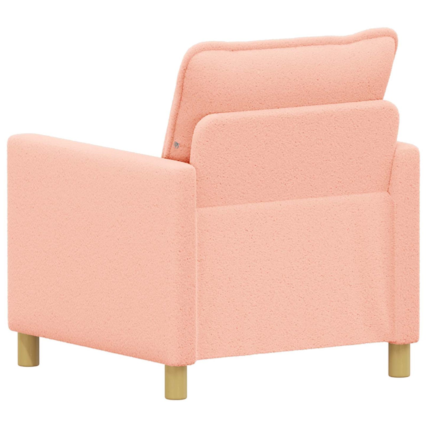 vidaXL Καναπές Ροζ 76 x 81 x 87,5 εκ Ύφασμα