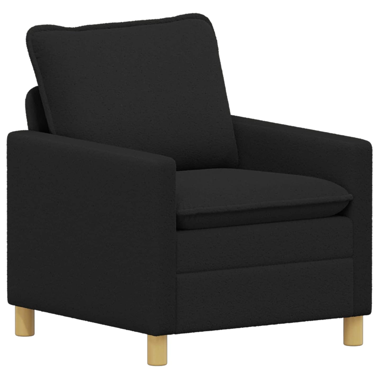 vidaXL Καναπές Μαύρο 76 x 81 x 87,5 εκ Ύφασμα