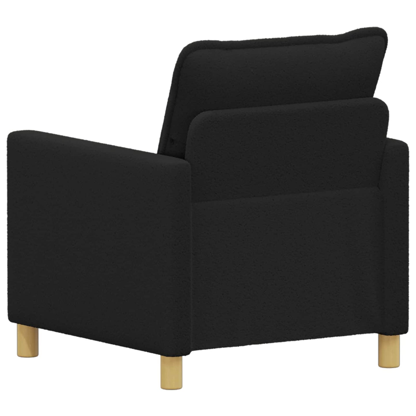 vidaXL Καναπές Μαύρο 76 x 81 x 87,5 εκ Ύφασμα