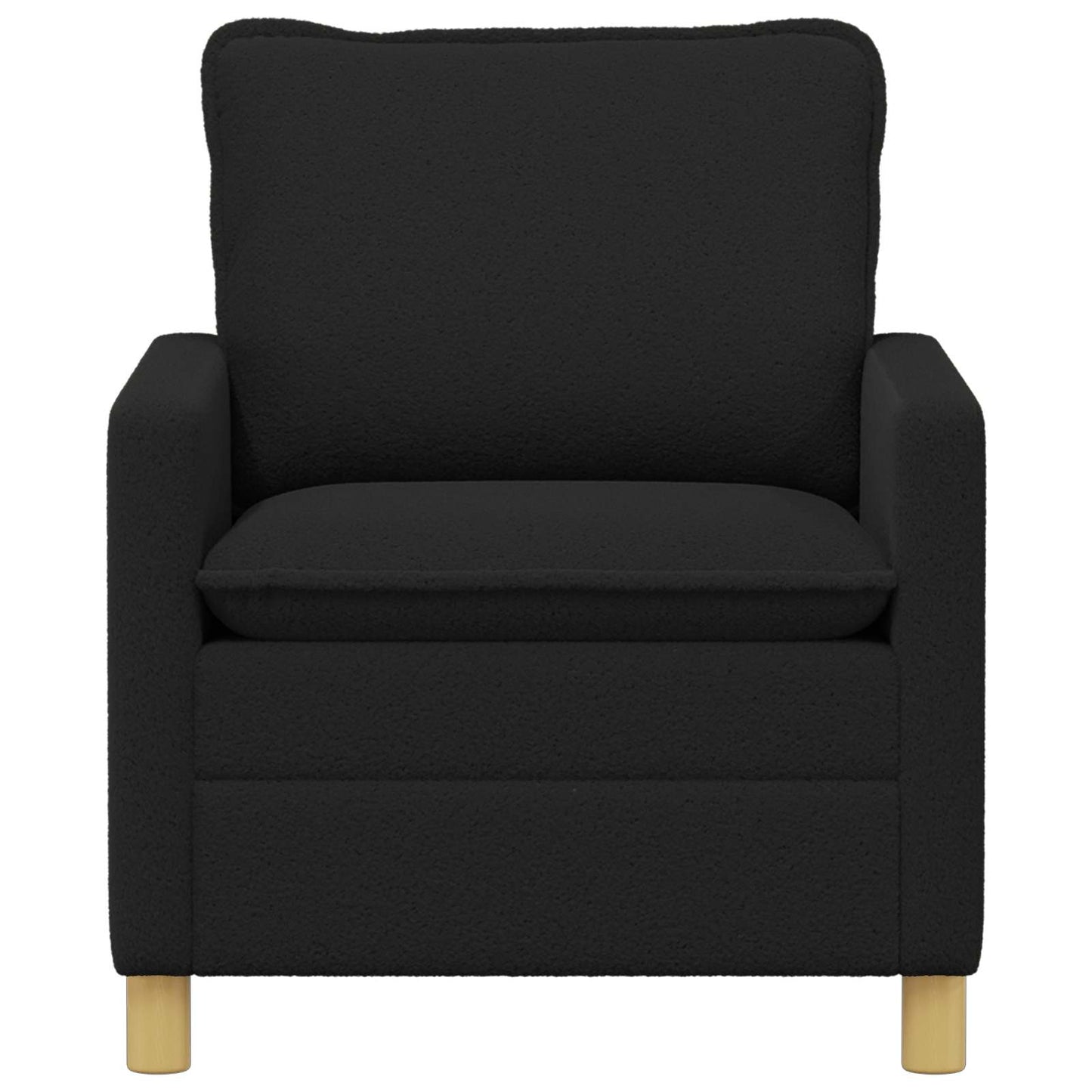 vidaXL Καναπές Μαύρο 76 x 81 x 87,5 εκ Ύφασμα