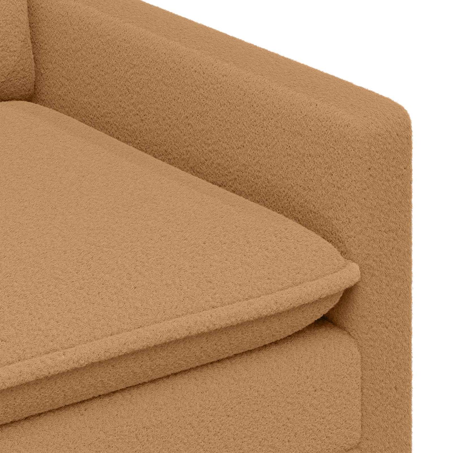 vidaXL Καναπές Μπεζ 76 x 81 x 87,5 εκ Ύφασμα