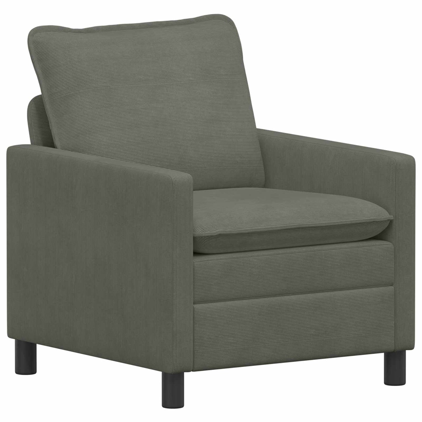 vidaXL Καναπές Ανοιχτό γκρι 76 x 81 x 87,5 εκ Ύφασμα