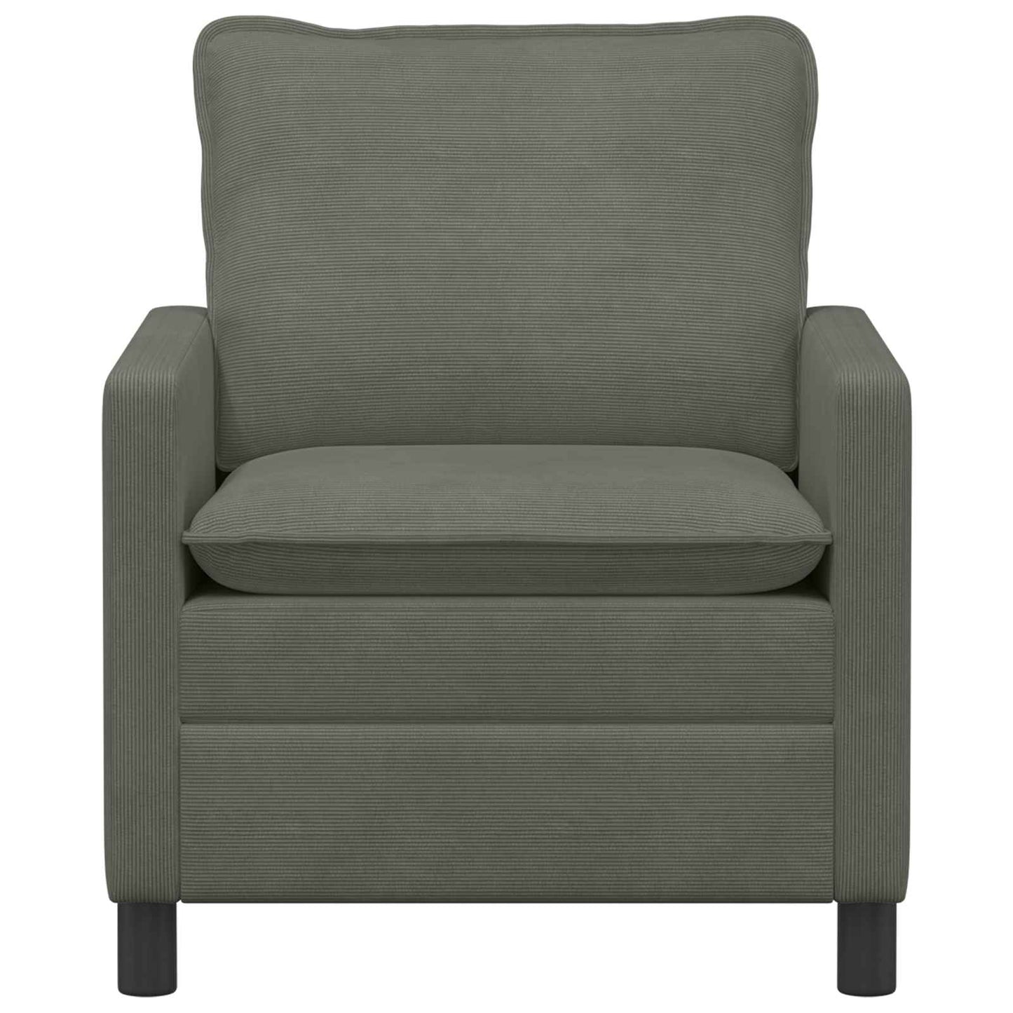 vidaXL Καναπές Ανοιχτό γκρι 76 x 81 x 87,5 εκ Ύφασμα