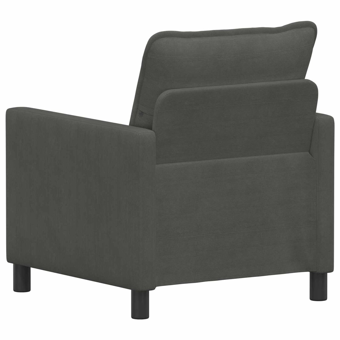 vidaXL Καναπές Σκούρο Γκρι 76 x 81 x 87,5 εκ Ύφασμα