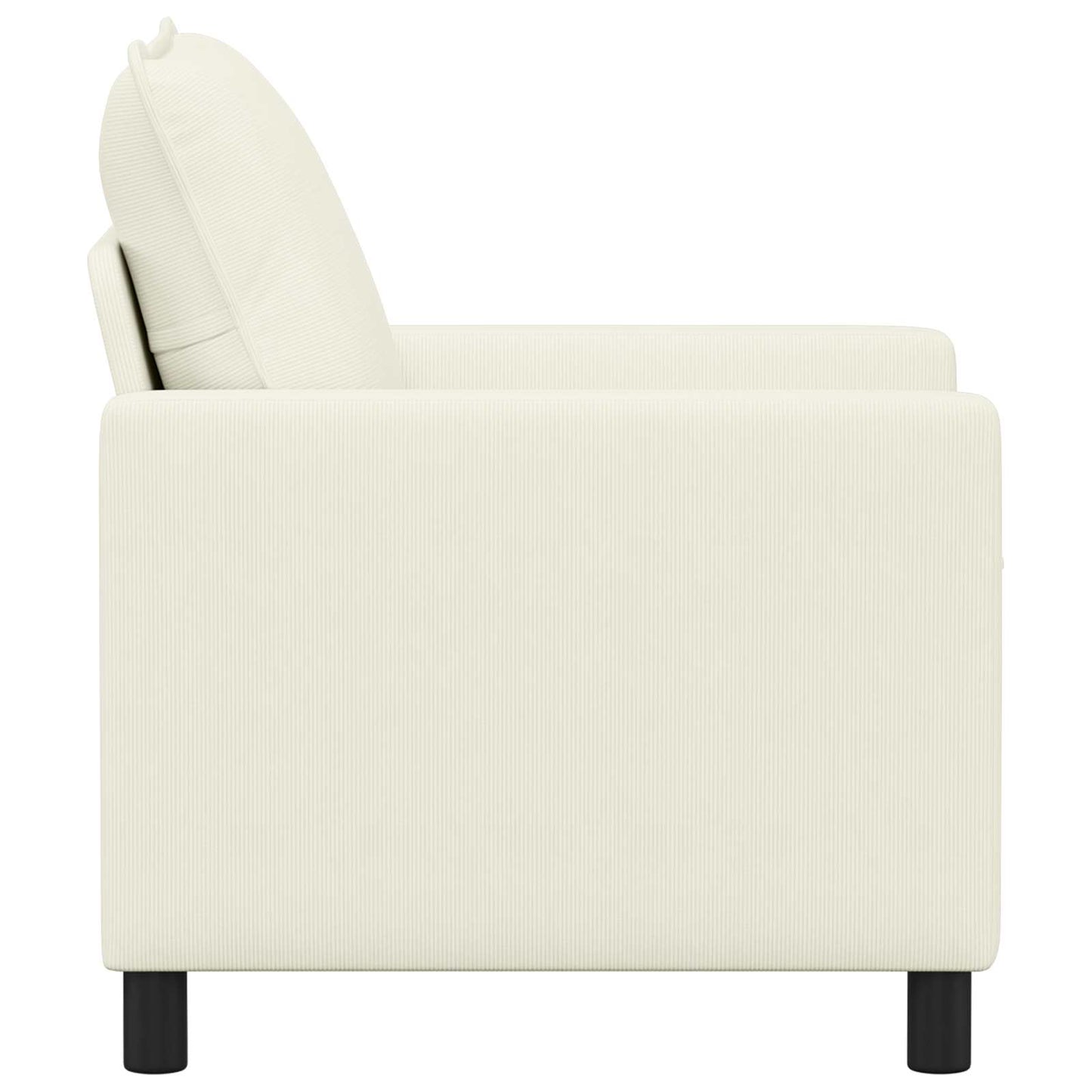 vidaXL Καναπές Κρεμ 76 x 81 x 87,5 εκ Ύφασμα