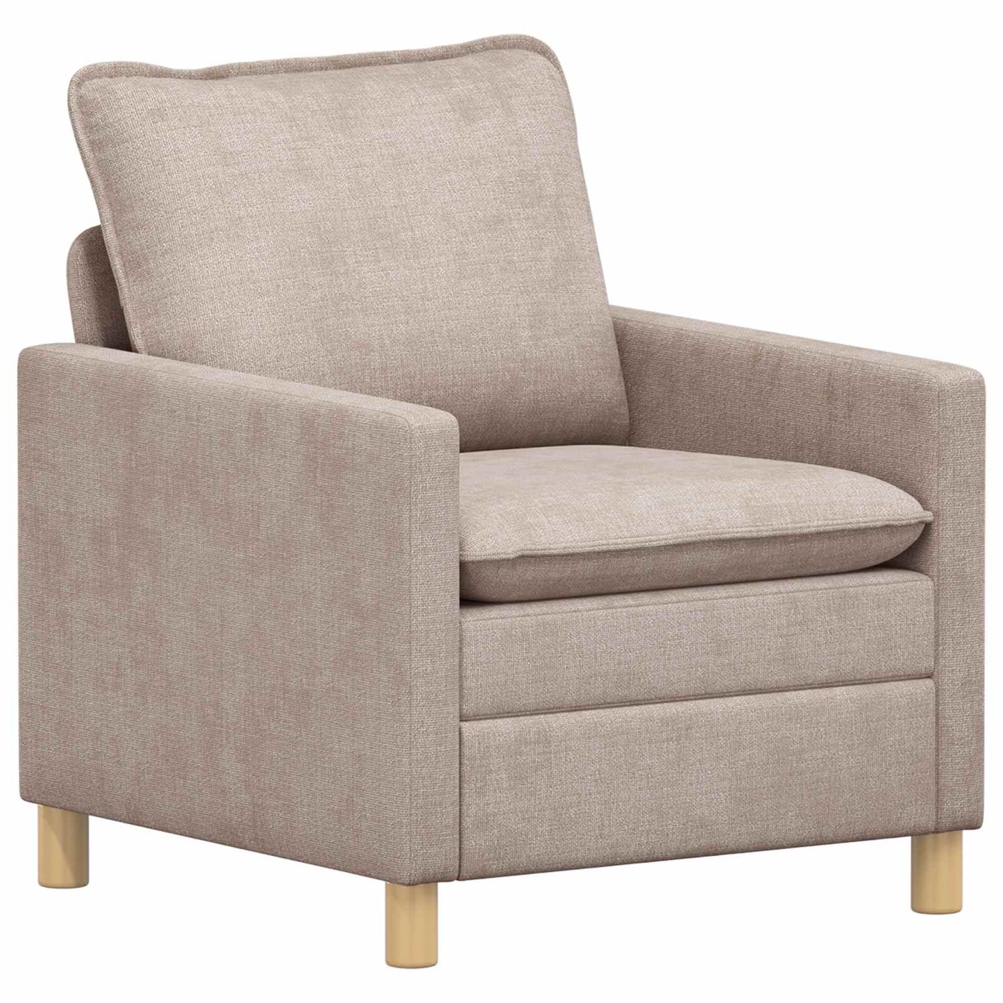 vidaXL Καναπές Μπεζ 76 x 81 x 87,5 εκ Πολυεστέρας