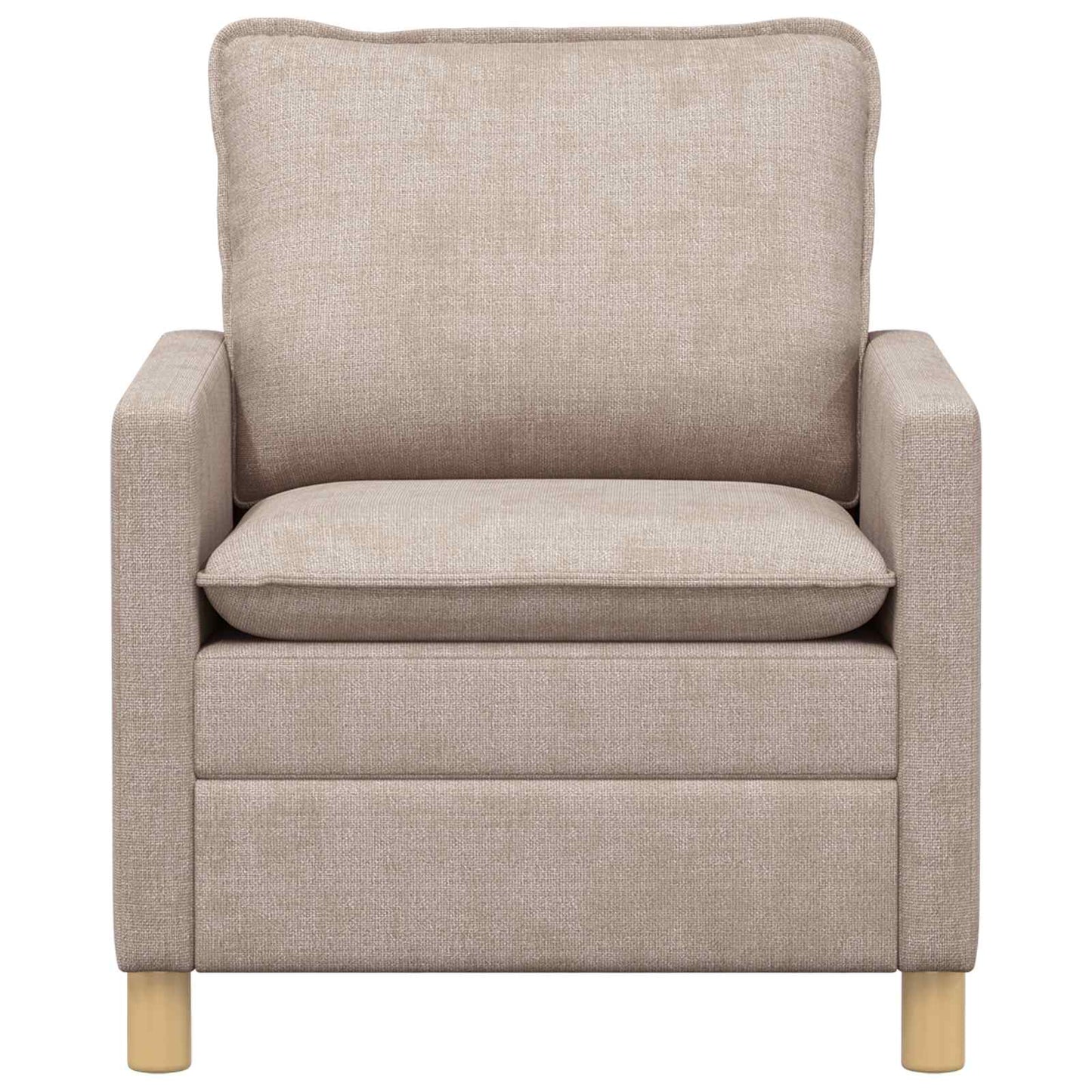 vidaXL Καναπές Μπεζ 76 x 81 x 87,5 εκ Πολυεστέρας