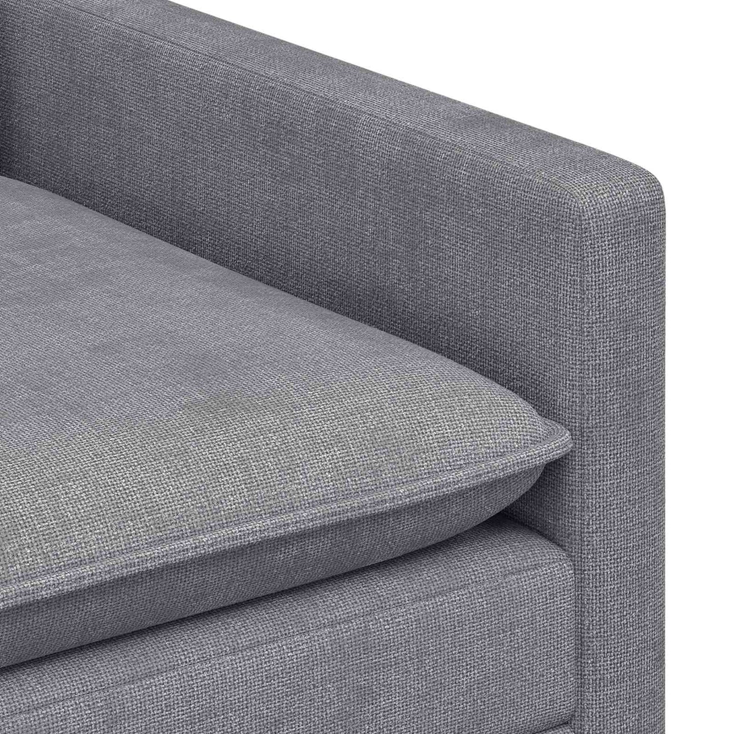 vidaXL Καναπές Ανοιχτό γκρι 76 x 81 x 87,5 εκ Πολυεστέρας